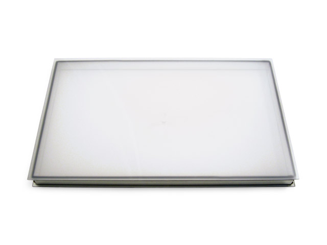 158500400006 - Remplissage en vitrage acrylique double paroi transparent/satiné - épaisseur 30 mm