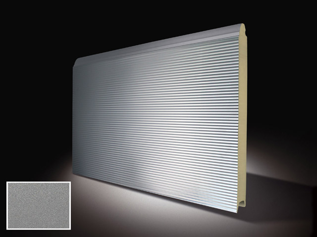 161721AT0100 - Pannello SECUR-PAN 495x42 LISCIO MULTI-RIB C21+9006 SATIN