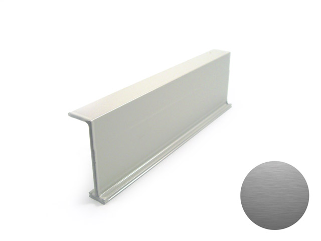 1755001D0002 - Profilo Alu di rinforzo a "L" - ossidato scotch brite grey