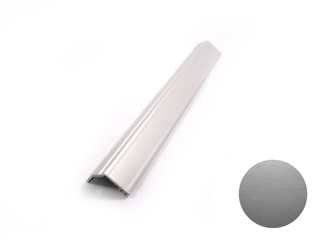 1720001D0002 - Perfil para detener el vidrio 3,5  oxidado scotch brite grey