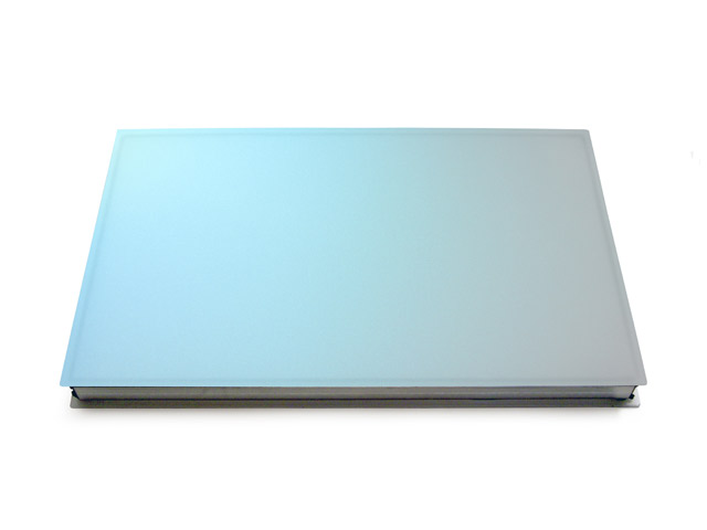 158500400010 - Remplissage en vitrage acrylique double paroi opaline vert iridescent - épaisseur 30 mm