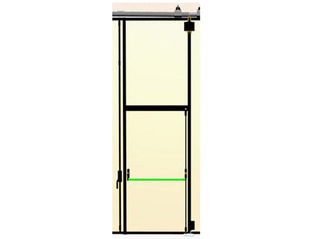 2403EXT00015 - Angle profiles fixed in the frame for traffic wing's carrying out
